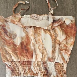 Autumn Silk Women's Earthy Marble Camisole